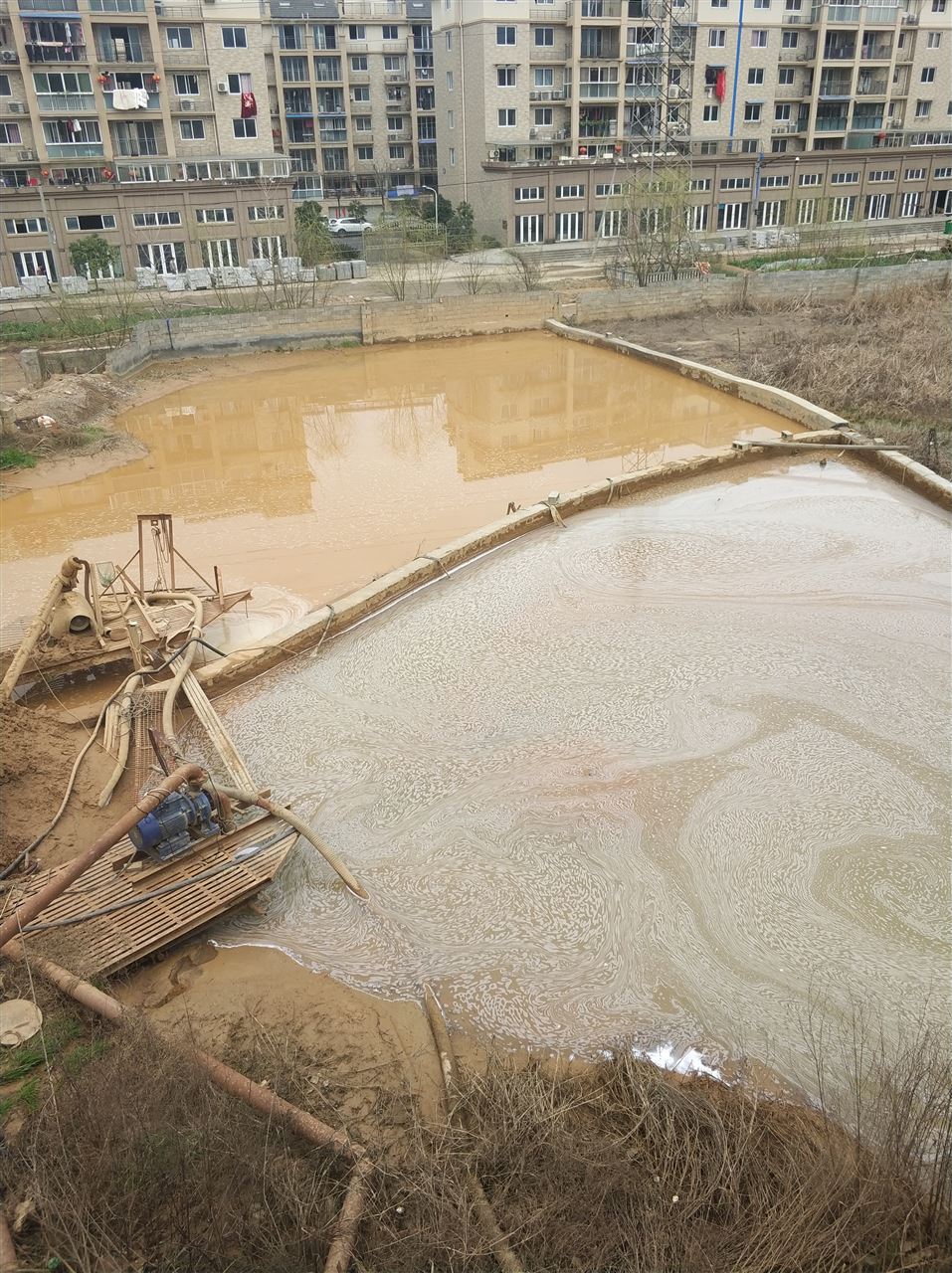 柳城沉淀池淤泥清理-厂区废水池淤泥清淤