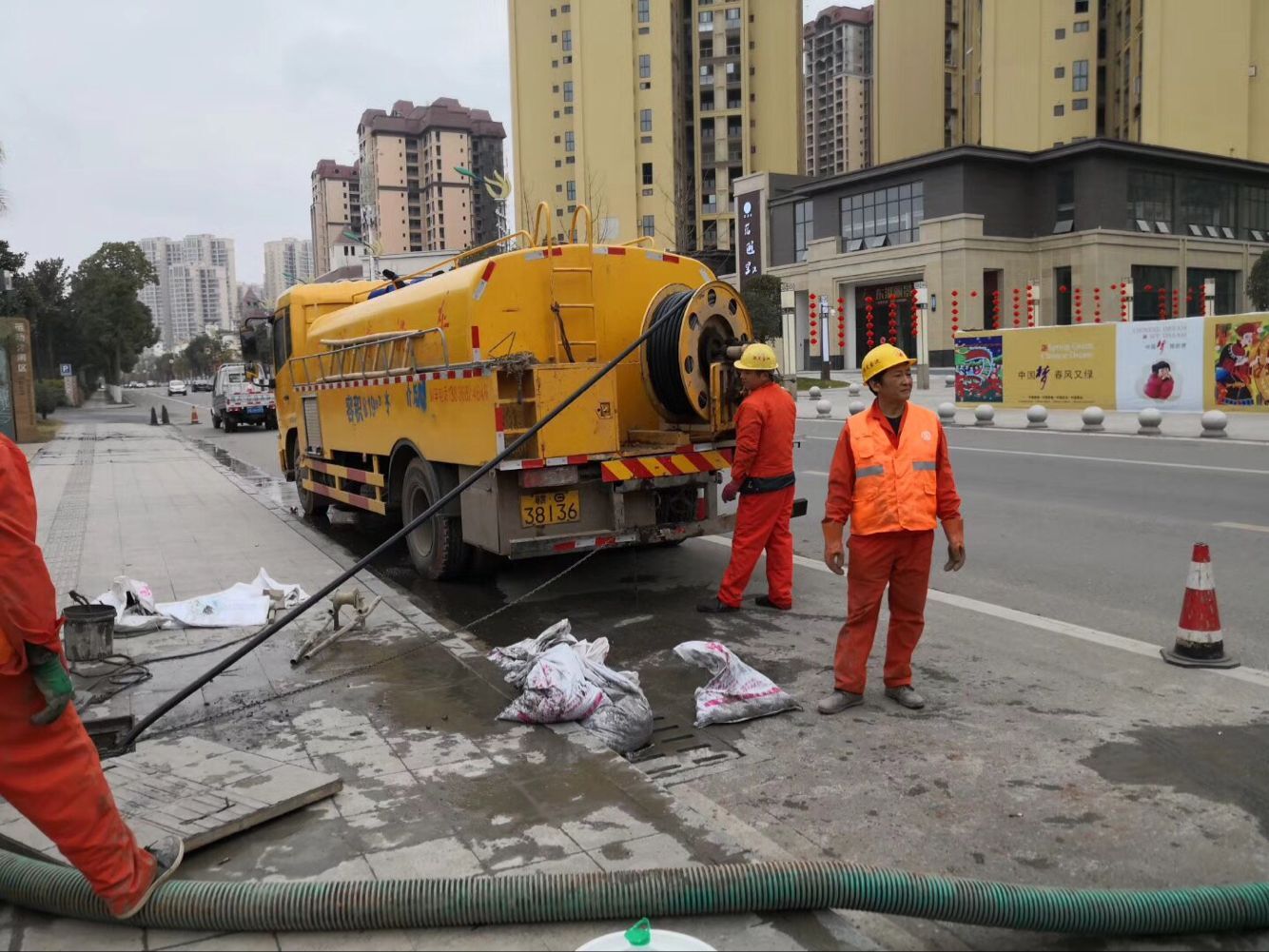 柳城排污管道清淤-管道清洗